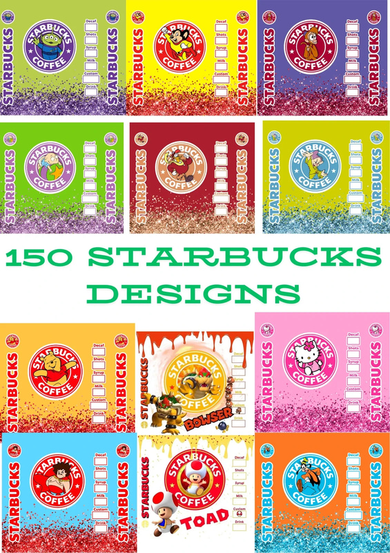 150+ Starbucks-Inspired Wraps - Café Style Digital Designs for Creative Branding and Packaging Projects 2025