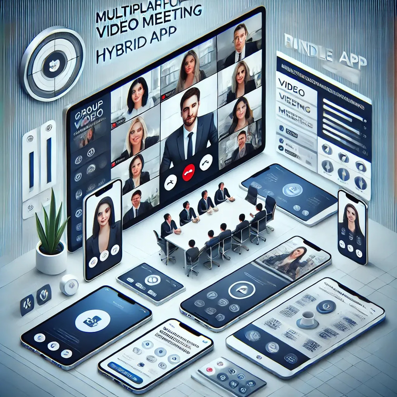 MultiPlatform Video Meeting Bundle - Hybrid App - Streamlined Cross-Device Video Conferencing Solution for Developers and Businesses