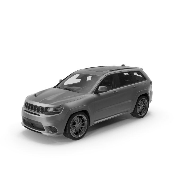 Silver Car Sleek Vehicle Model - High-Quality 3D Renders for Automotive Designers and Visual Creators