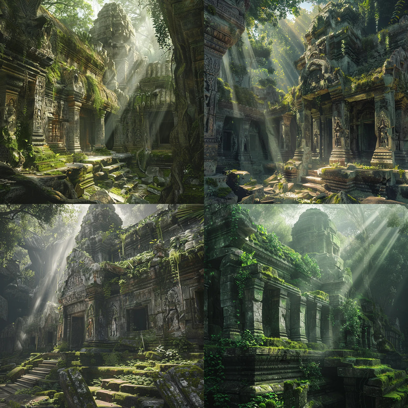 Verdant Sanctum Lost Jungle Temple Concept - Lush Environment Concept Art for Creators and Storytellers 2025-2026
