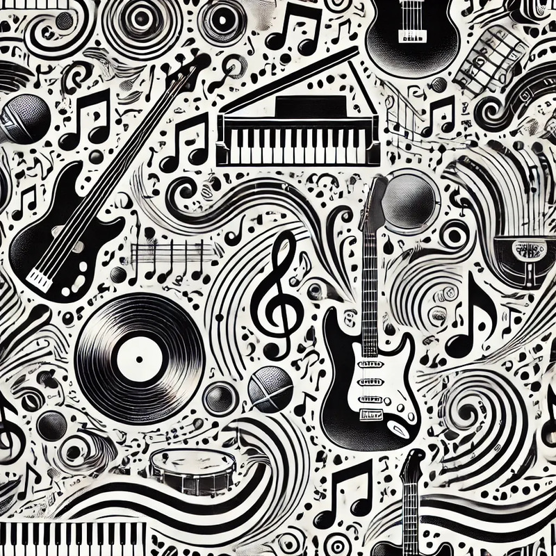 Music Lover Themed Skins - Stylish Laptop Skins for Music Fans and Creative Personalization