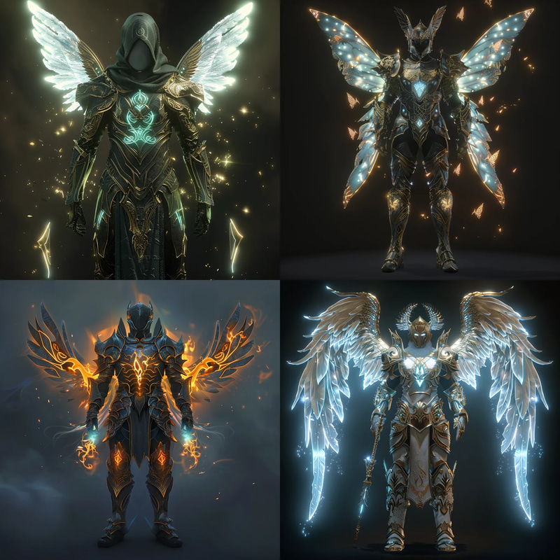 Wardborn Arcane Sigil Armor - Visionary Concept Art for Weapon & Armor Design Enthusiasts