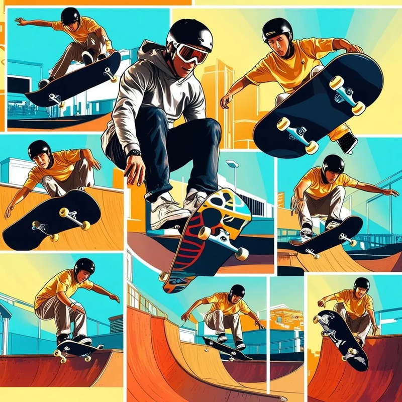 Skateboard Mastery Tricks & Transitions - Expert Techniques for Confident Riders and Adventure Enthusiasts