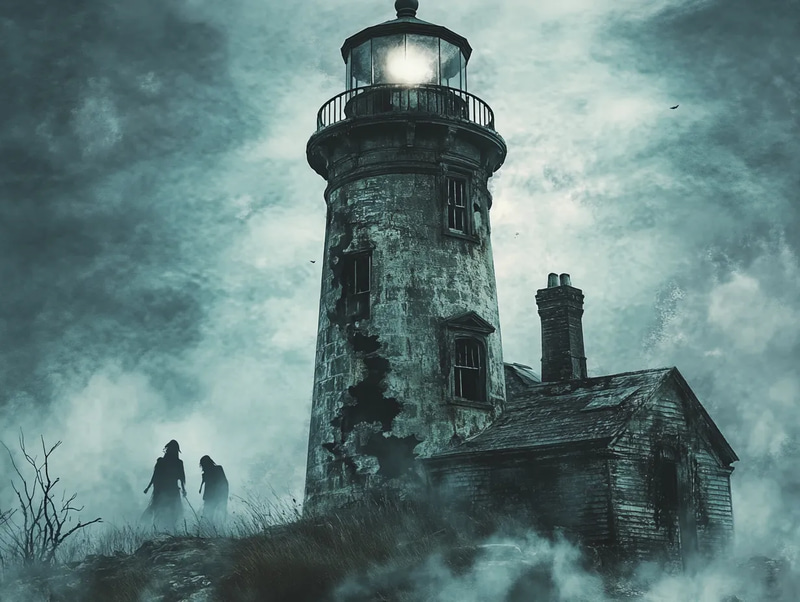 The Drowning Beacon - Shattered Light Tower - Cinematic Digital Scary Environment Art for Horror Creators and Game Designers