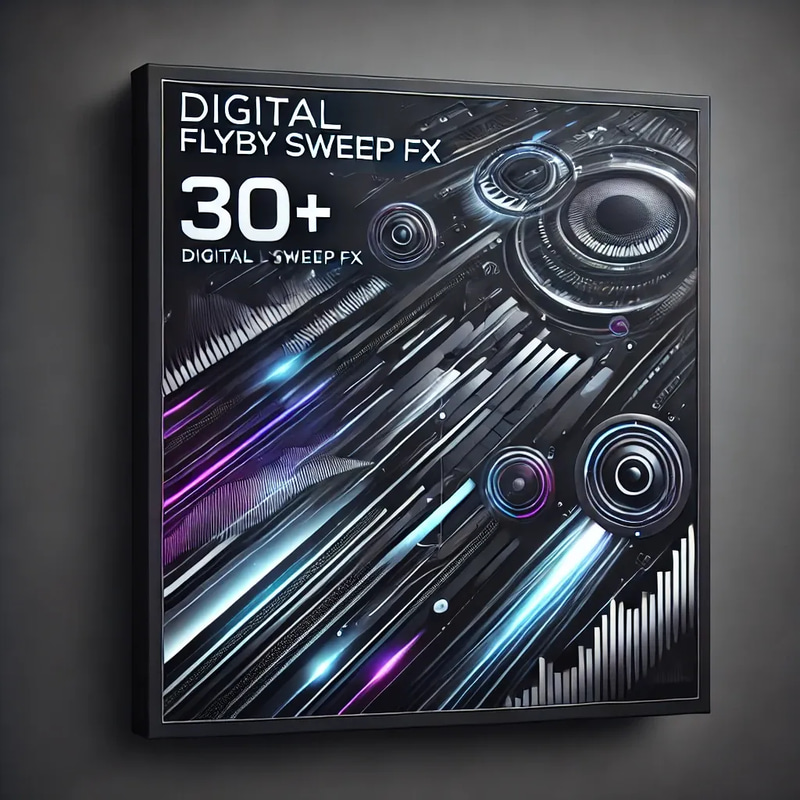 30+ Digital Flyby Sweep FX - Immersive AI-Enhanced Audio Effects for Dynamic Sound Design