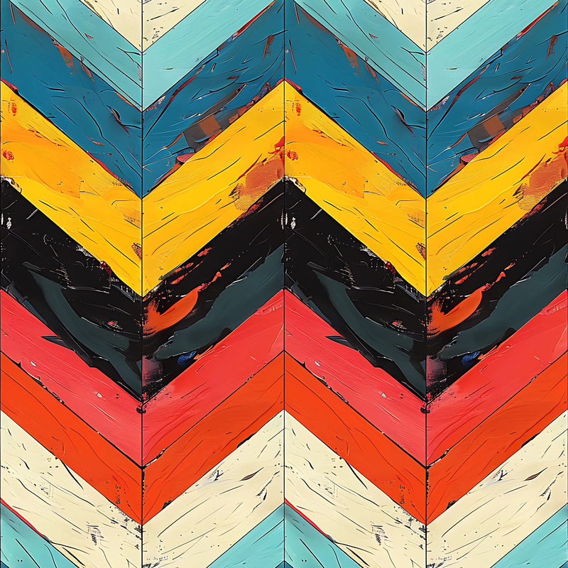 100 Bold Chevron Statement Patterns - Dynamic Geometric Abstract Designs for Creative Print and Digital Projects