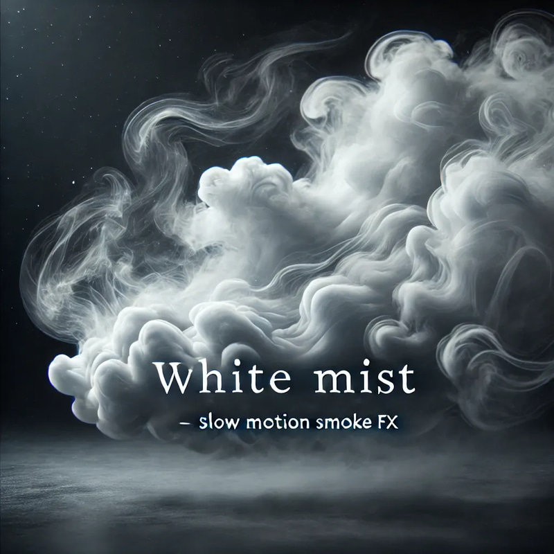 White Mist Slow Motion Smoke FX - Cinematic Animated Smoke Effects for Filmmakers and Creators