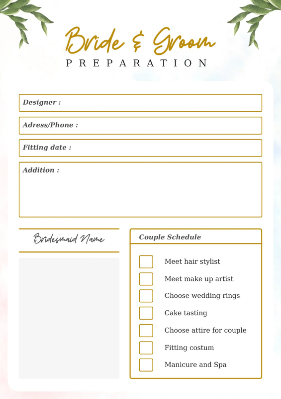 Blossom Budget Wedding Organizer - Elegant Event Planning Templates for Seamless Wedding Management