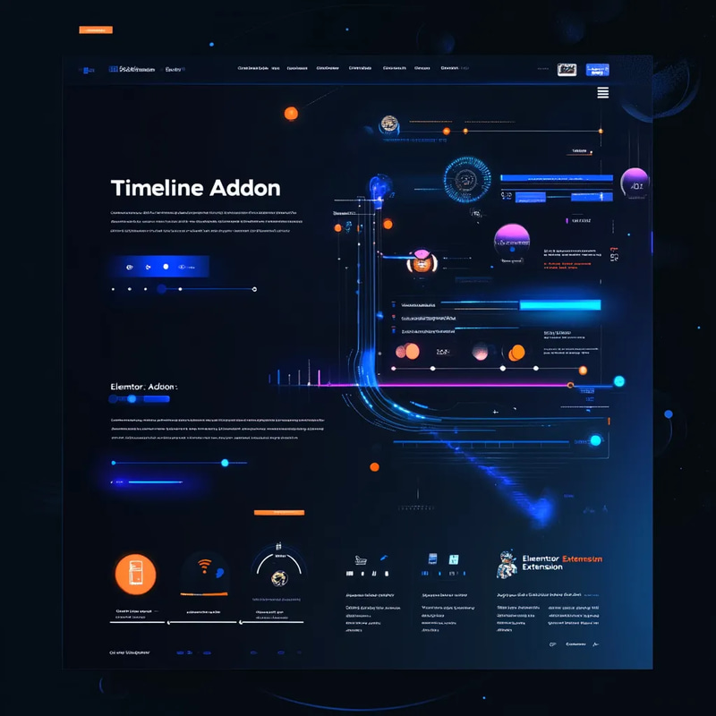 Timeline Addon Elementor Extension - Customizable WordPress Plugin for Dynamic Page Timelines