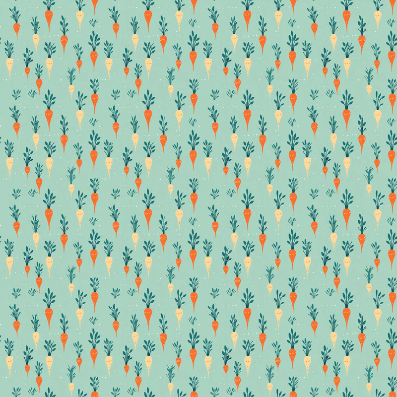 Carrot Garden Patterns - Organic Textured Fabric Patterns for Designers and Crafters