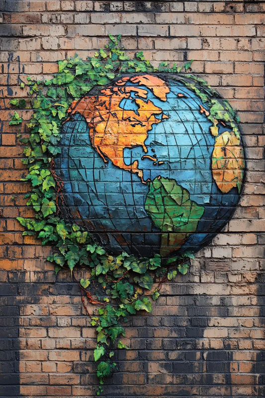 Broken World Graffiti Art - Bold Political & Social Street Art for Urban Creatives and Cultural Projects