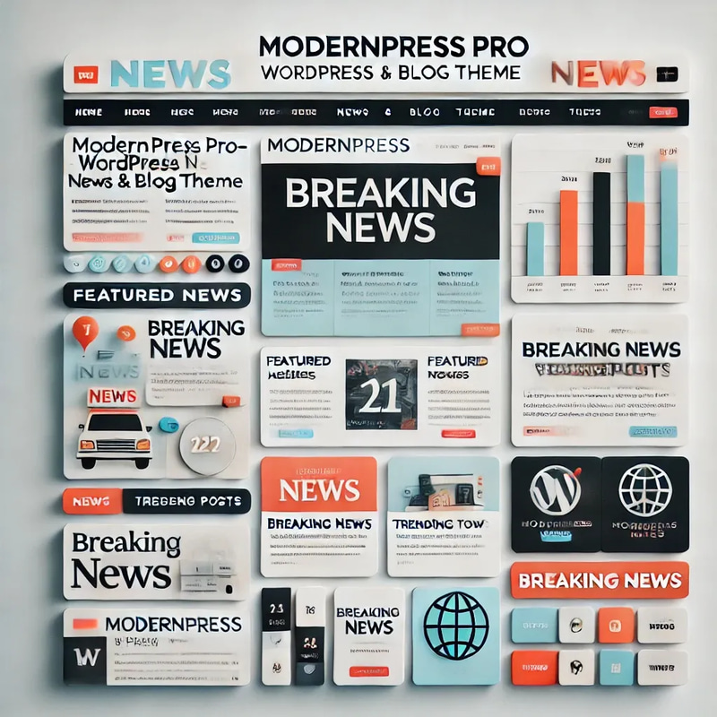 ModernPress Pro - Sleek WordPress News & Blog Theme for Engaging Digital Publishing