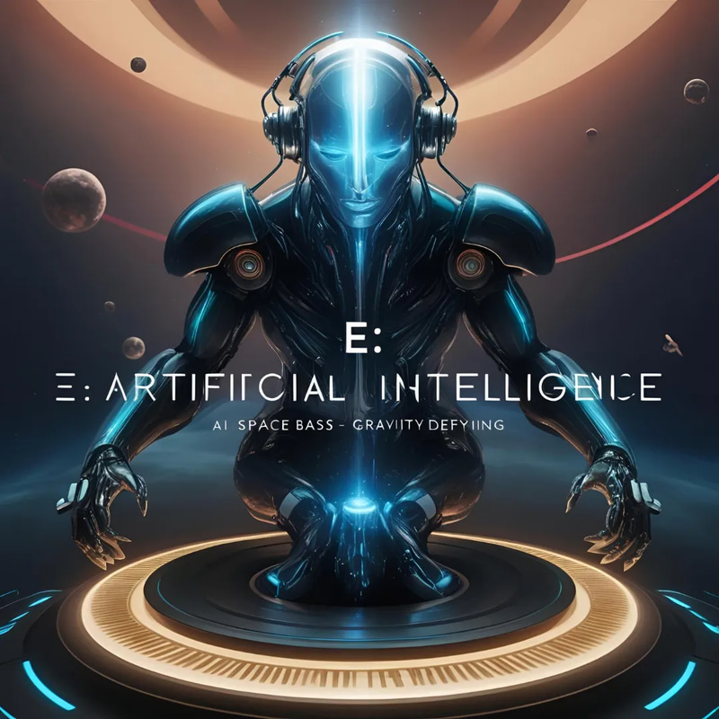 AI Space Bass Gravity Defying - Cinematic Electronic Synth Music for Immersive Creative Projects