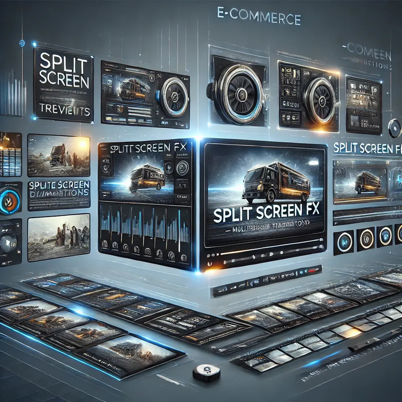 Split Screen FX - MultiScreen Transitions - Dynamic Video Elements for Creators and Editors