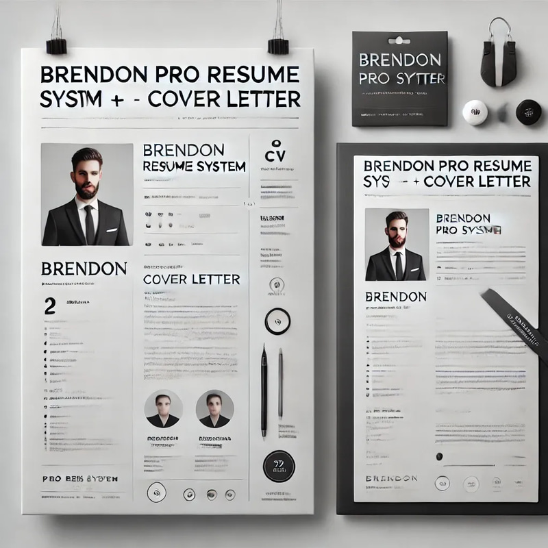 Brendon Pro Resume System CV + Cover Letter - Professional Business Templates for Impactful Job Applications 2025-2026