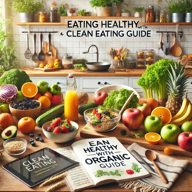 Eating Healthy with Organic Food - Clean Eating Guide - Practical Organic Nutrition Tips for Health-Conscious Readers and Wellness Enthusiasts
