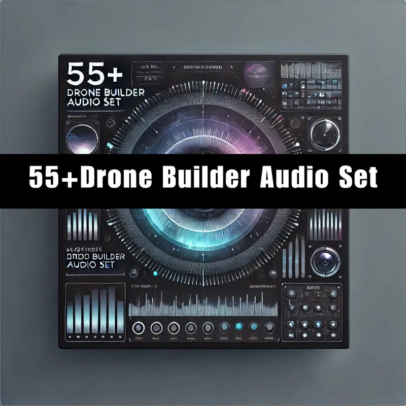 55+ Drone Builder Audio Set - Cinematic AI-Enhanced Sound Effects for Filmmakers and Creators