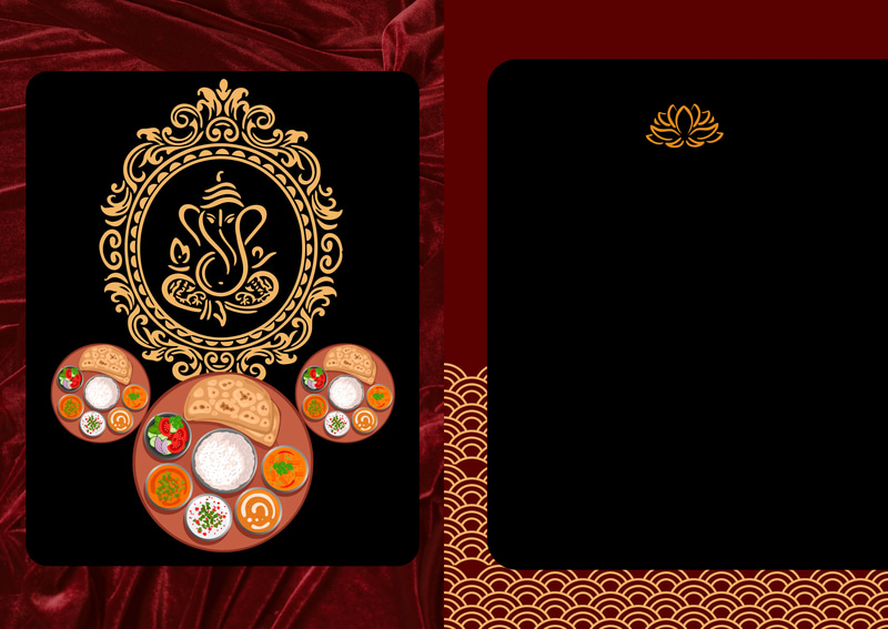 Ornate Details Reception Card - Elegant Wedding & Engagement Invitation for Memorable Celebrations