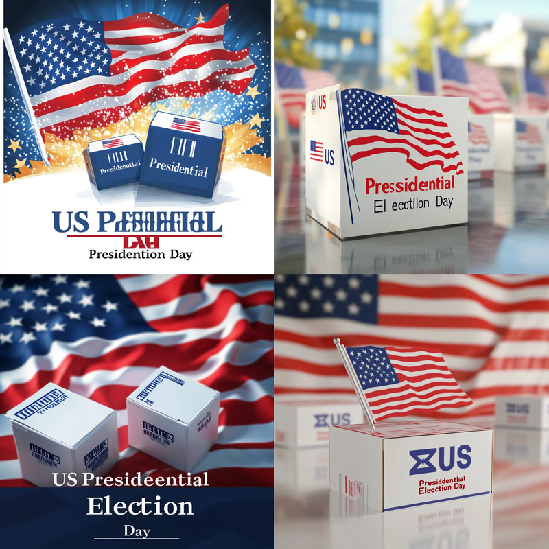 US Presidential Election Day - Cinematic Stock Video for Holidays, Events & Political Campaigns