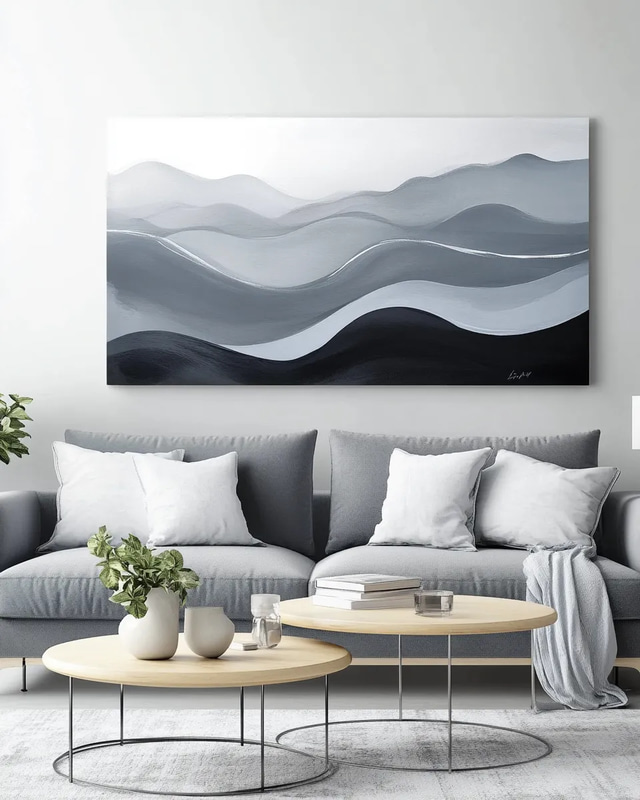 Abstract Representation Modern Art Statement - Contemporary Modern Wall Art for Stylish Home & Office Spaces