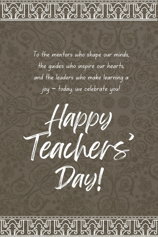 Simple Teachers' Day Greeting Card - Elegant, Minimalist Appreciation Card for Educators & Thoughtful Celebrations