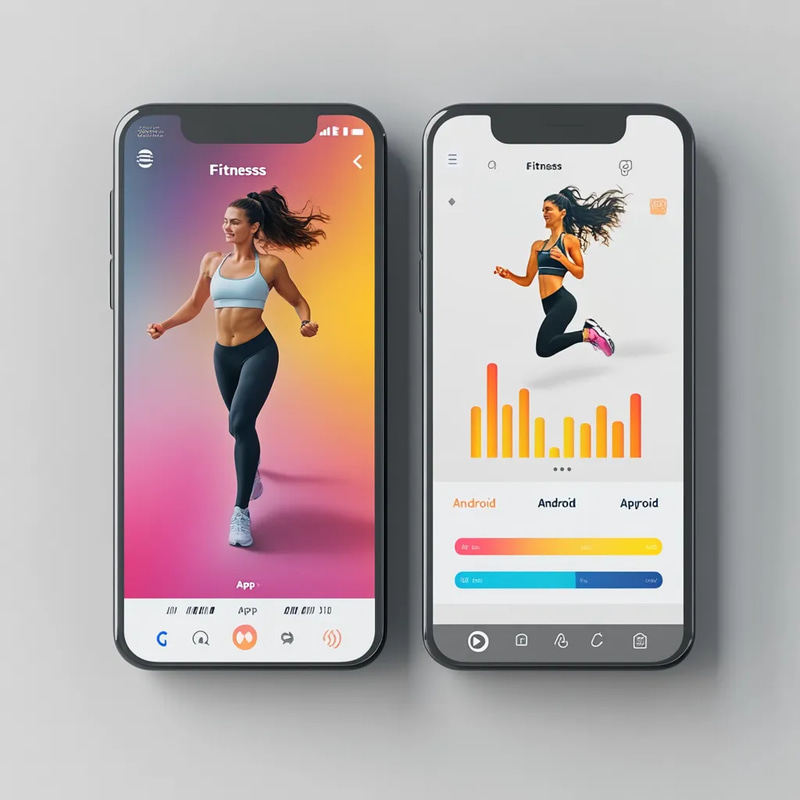 Fitness Android App Free - Modern Mobile Fitness Application for Health Enthusiasts and Active Lifestyles