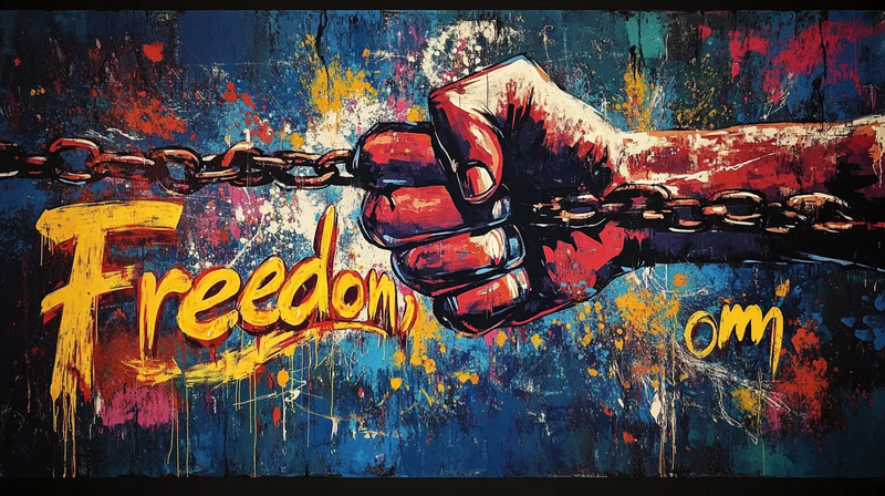 Power to the People Graffiti - Bold Political & Social Street Art for Expressive Urban Projects