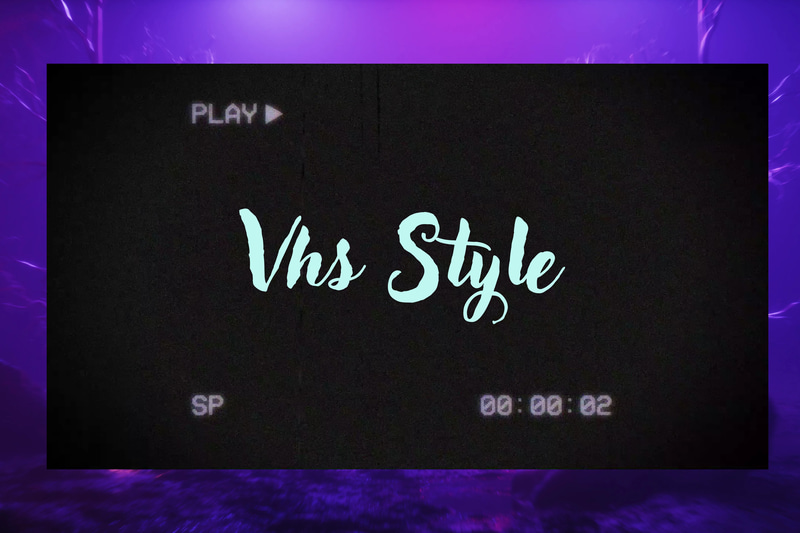 Retro VHS Lower Third - Glitch Text Effect - Vintage Motion Graphics for Dynamic Video Titles and Broadcast Use 2025-2026