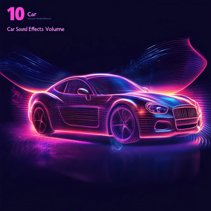10 Car Sound Effects Volume - Premium Automotive Audio SFX Collection for Creators and Sound Designers