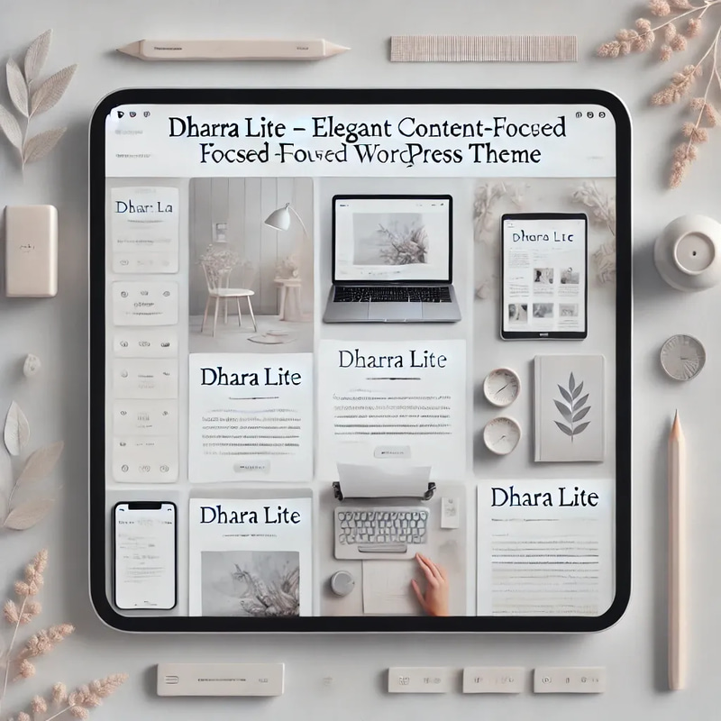Dhara Lite - Elegant Content-Focused WordPress Theme for Creative Websites and Bloggers