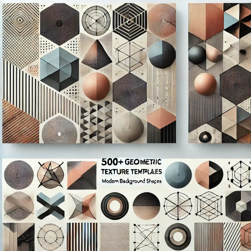 500+ Geometric Texture Templates - Modern Background Shapes for Creative Designers and Digital Artists