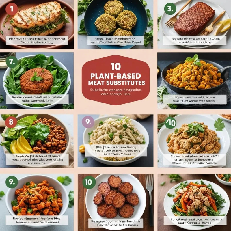 Top 10 Meat Substitutes Plant-Based Alternatives - Essential Guide to Savory, Healthy, and Sustainable Cooking for Food Enthusiasts