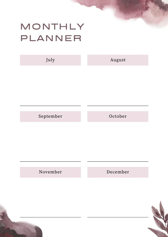 Lavender Botanical Monthly Artistry - Elegant Floral Monthly Planner for Organized Creatives and Wellness Enthusiasts