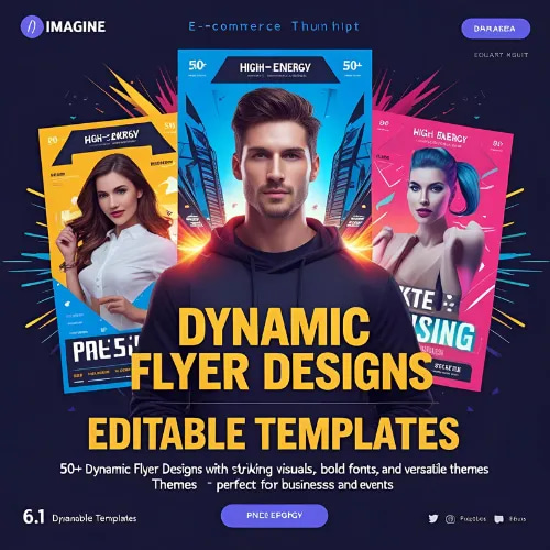 50+ Dynamic Flyer Designs - Editable Templates - Versatile Marketing Flyers for Business and Creative Campaigns 2025-2026 Ready