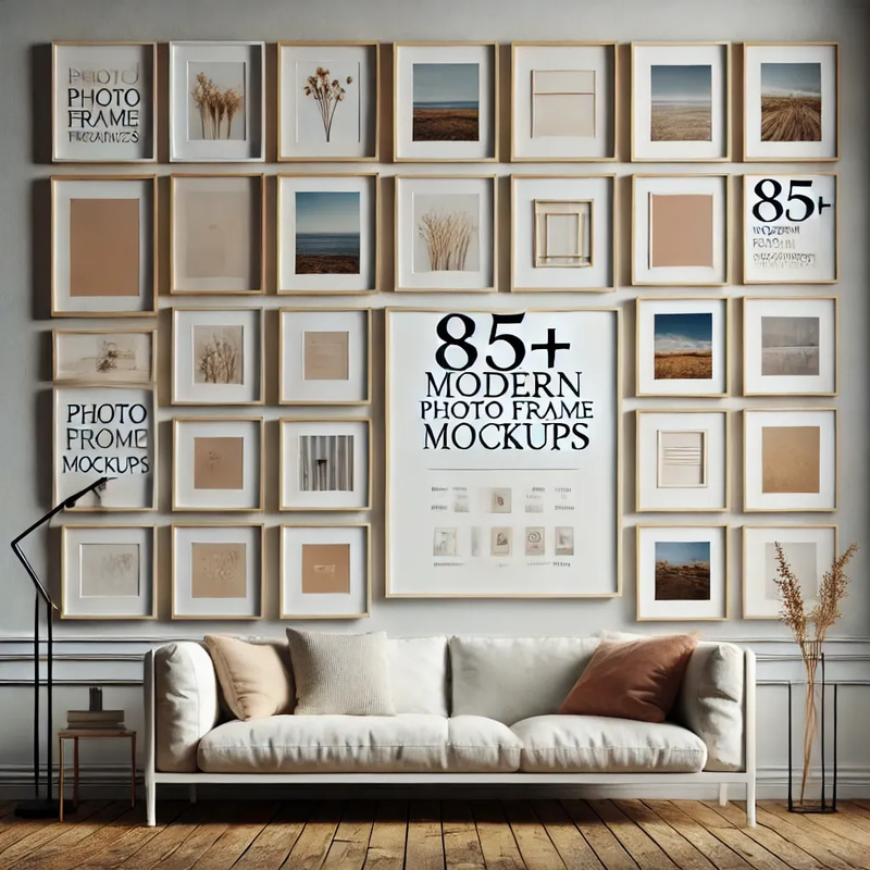 85+ Modern Photo Frame Mockups - Sleek Contemporary Frame Designs for Photographers and Creatives