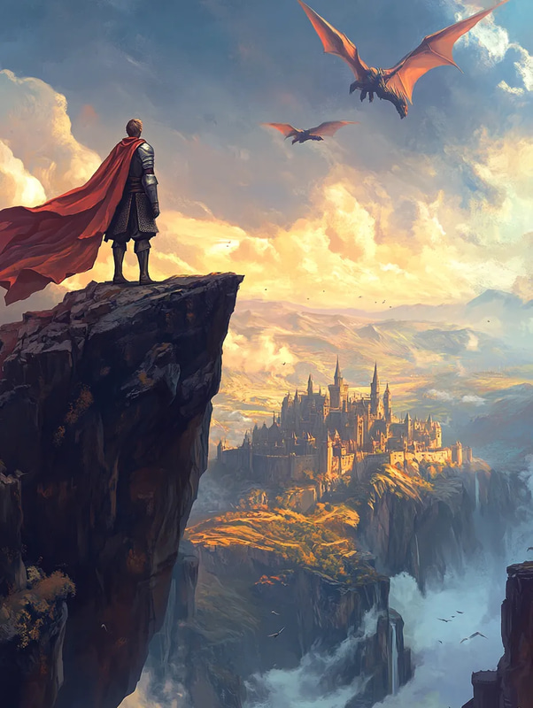 Dawnbreaker Knight of the Last Light - Epic Fantasy Artwork for Immersive Storytelling and Creative Worlds