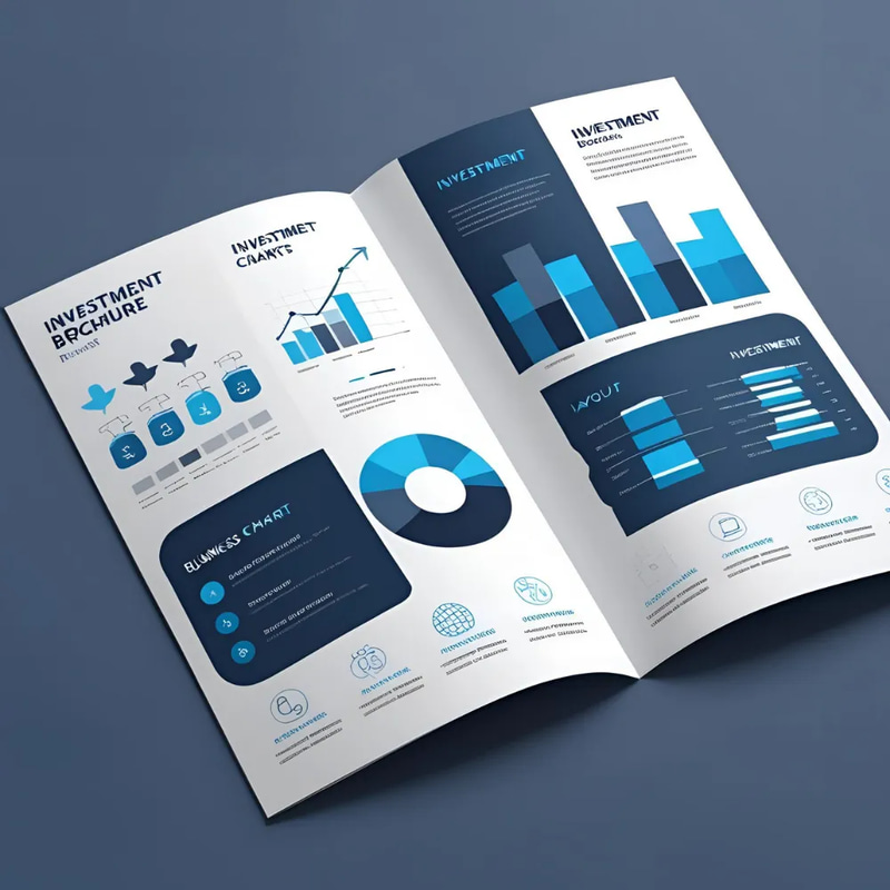 Investment Brochure Template - Financial & Corporate Theme - Professional Multipurpose Promo Kit for Marketing & Business Growth