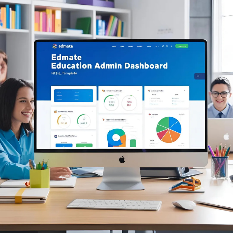 Edmate Education Admin Dashboard HTML - Clean, Responsive Admin Template for Education Platforms and Web Developers