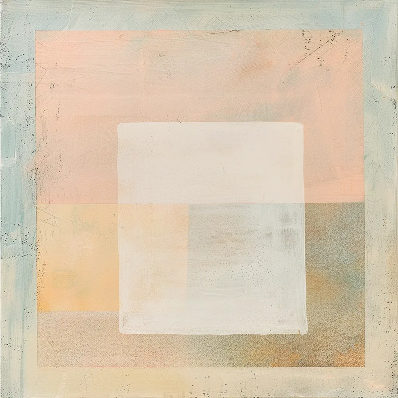 Minimal Abstract - Solitary Rectangle - Clean Minimalist Abstract Art for Modern Spaces and Creative Projects