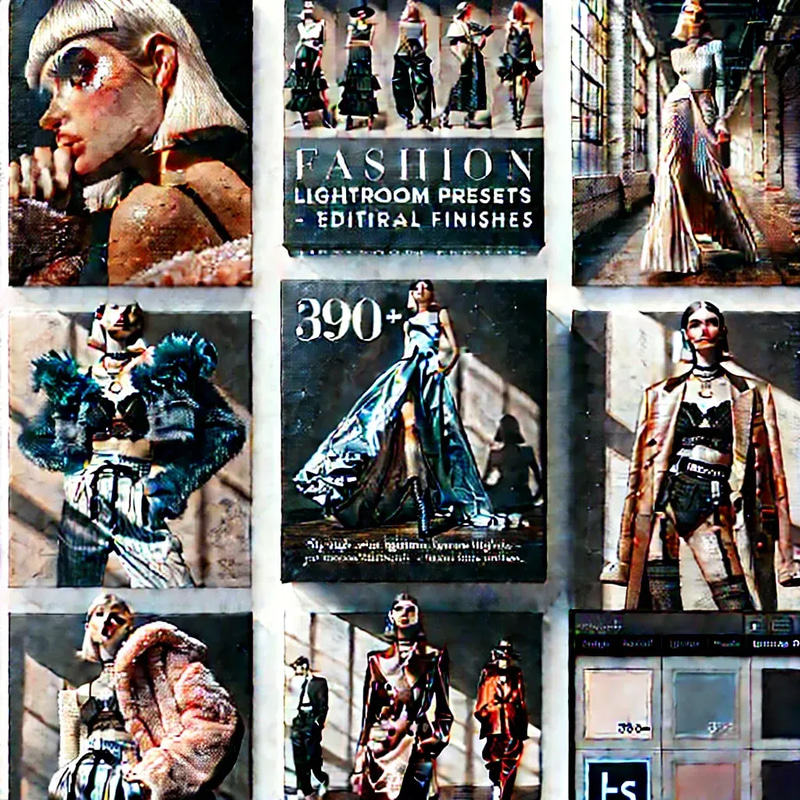 390+ Fashion Lightroom Presets - Editorial Finish Presets for Stunning Fashion Photography and Lifestyle Edits