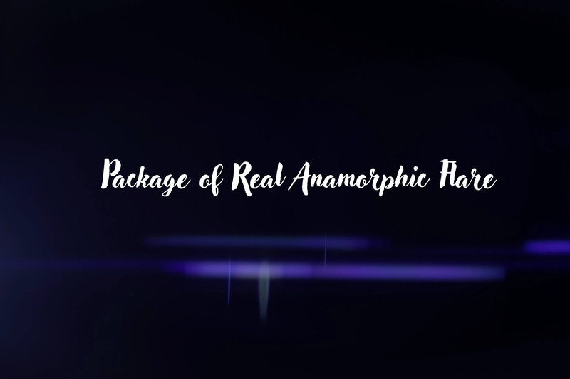 Anamorphic Lens Flares - Real Light FX Pack - Cinematic Anamorphic Light Effects for Filmmakers and Video Creators