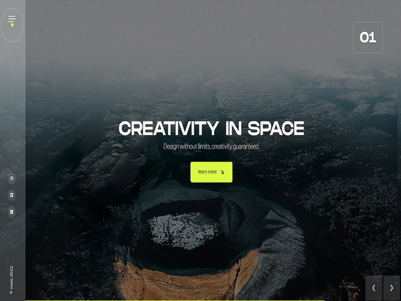 Vosio Creative Portfolio WP Theme - Modern WordPress Theme for Designers and Creatives
