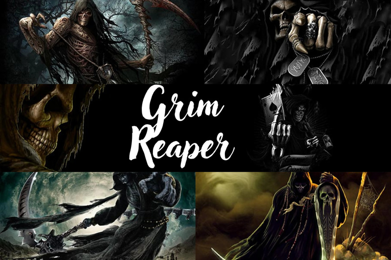 Grim Reaper Dark Gothic Theme - Immersive PC Customization for Gothic Style Enthusiasts