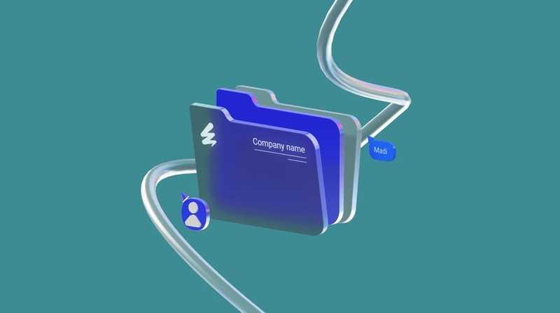 Interactive Folder UI Elements - Engaging 3D Template Components for Dynamic Interface Design and Developer Efficiency