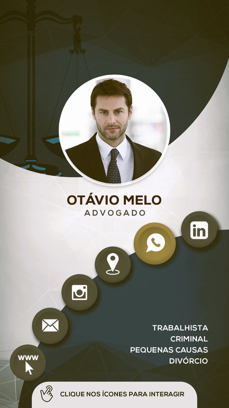 Lawyer Digital Business Card - PSD Design - Professional Editable Business Card Templates for Lawyers and Legal Services