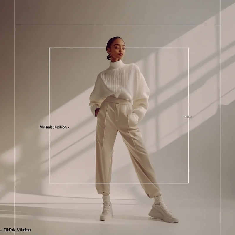 Minimalist Fashion - TikTok Video - Clean, Trendy TikTok Templates for Fashion Creators and Social Media Marketers 2025