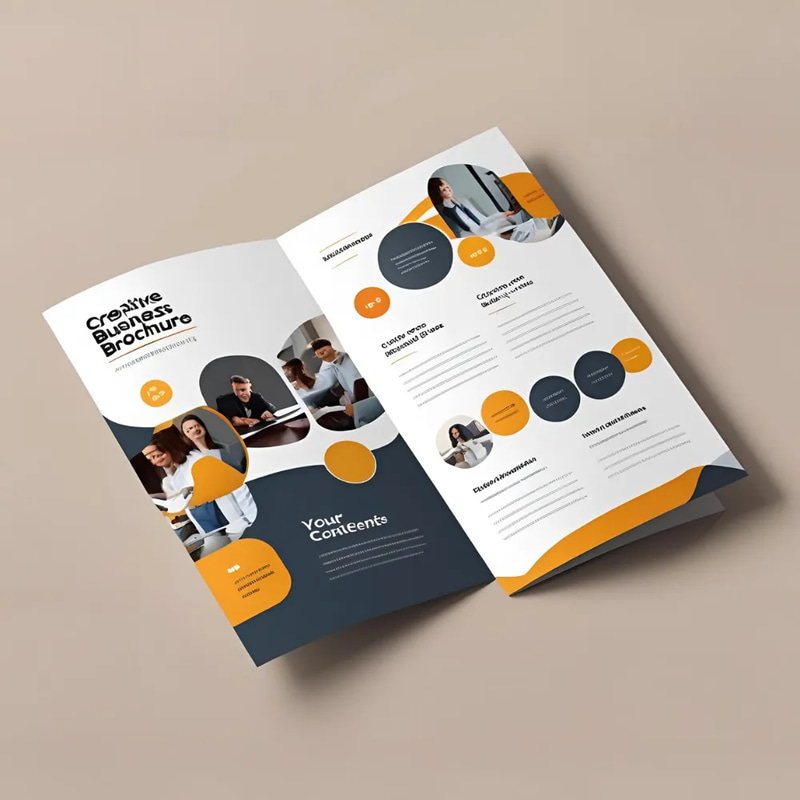 Creative Business Brochure Template - Clean Multipurpose Design - Sleek Marketing Template for Agencies and Entrepreneurs