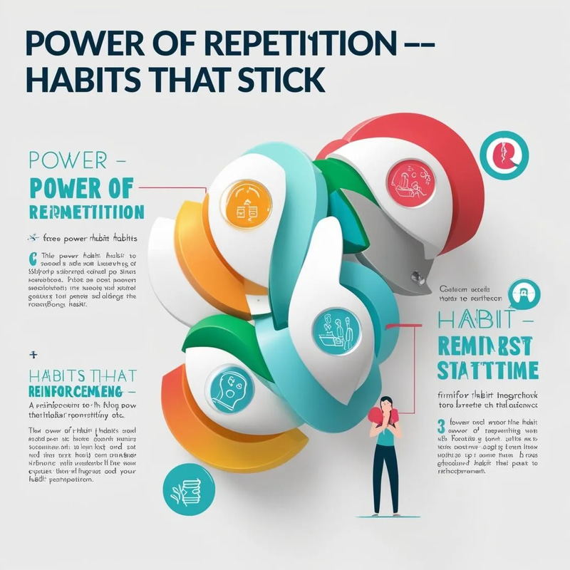 Power of Repetition Habits That Stick - Transformative Psychology Guide for Lasting Personal Growth and Behavior Change