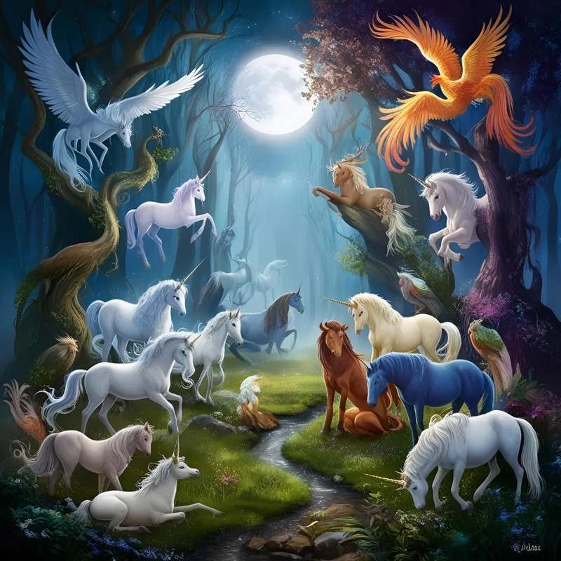 500 Mythical AI Prompts - Legendary Beasts & Beings - Creative AI Art Prompts for Fantasy Illustrators and Storytellers