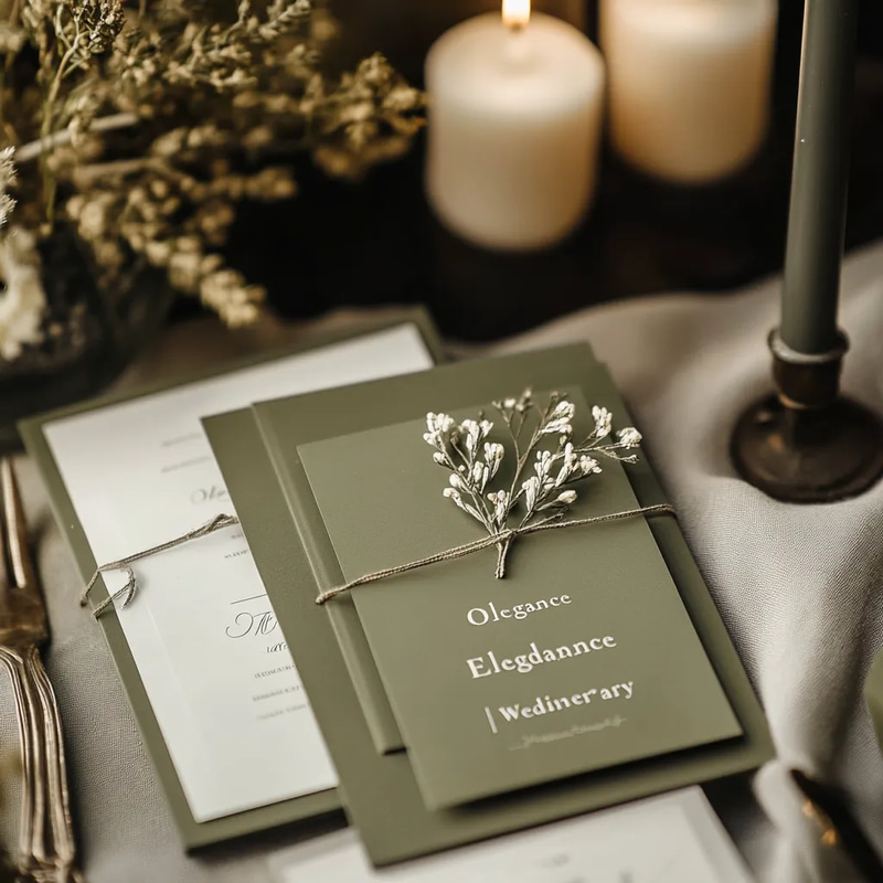 Olive Elegance Wedding Itinerary - Refined Wedding Planning Template for Seamless Event Coordination